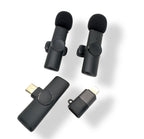 k11 Type-C Wireless Microphone K8 Collar Mic for Type C - Noise Cancellation Reduction Wireless Mic for Phone for Mobile Phone Camera,