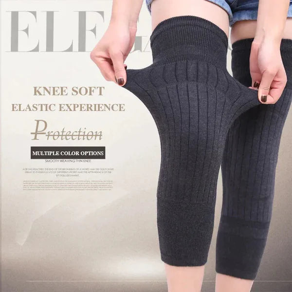 1 Pair Unisex Women Men’s Cashmere Wool Knee Brace Pads | Winter Warm Thermal Knee Warmers Velvet Knee Protector (Random Color)