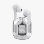 Air31 Earbuds Wireless Crystal Transparent body | Air 31 Bluetooth Ear Bud - with pouch (random color)