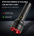CB2208 Aluminium Alloy Flashlight 1000w Wick with 26650 Battery– Strong, Durable Light with Low Battery Alert &amp; Power Indicator