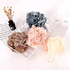 (1 pcs)Soft Mesh Bath Sponge – Exfoliating Body Scrubber Random color - Extra Soft Body Loofah Bath Sponge – Gentle Exfoliating Shower Pouf for Radiant, Smooth Skin – Mesh Shower Scrubber for Men &amp; Women - Random Color