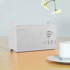 WiFi Router Shelf &amp; Cable Organizer – Wall-Mount ABS Plastic Storage Box for Routers, Power Strips &amp; Cables (Random Colors)
