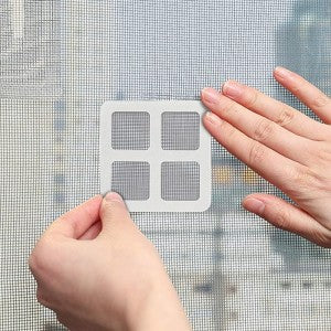 (pack of 10 )Multifunctional Sticker Drainer Net for bathroom, kitchen etc | Window Screen Repair Patches for Door Window