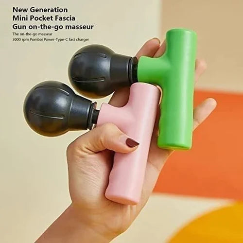 Handle Elbow Fascial Massage Gun – Deep Muscle Relaxation &amp; Vibration Therapy for Soreness, Fatigue &amp; Body Recovery
