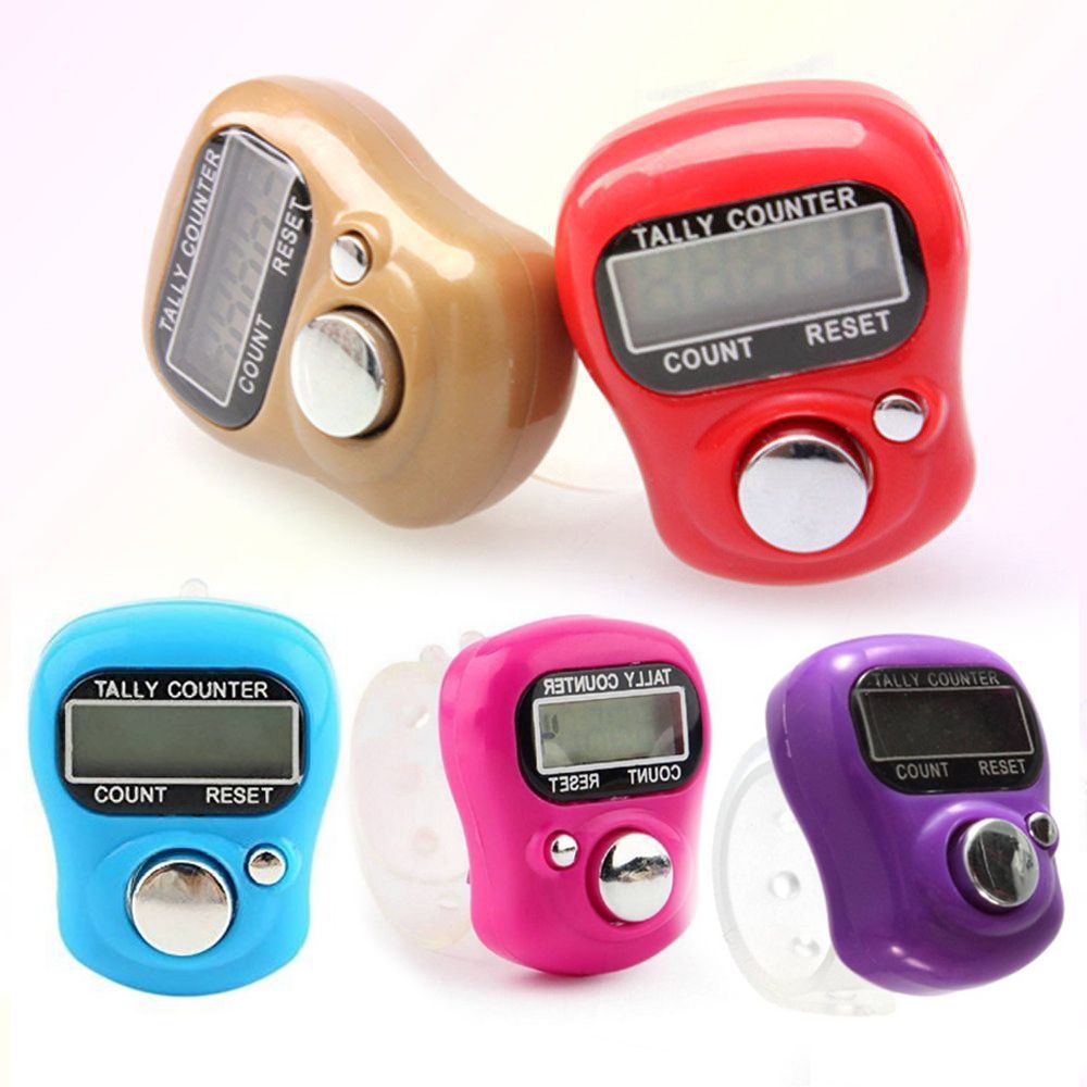 Digital Tasbih FINGER COUNTER Tasbih FINGER adjustable (random color)