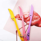 Pack Of 3- Feather Flamingo Facial Razor For Face