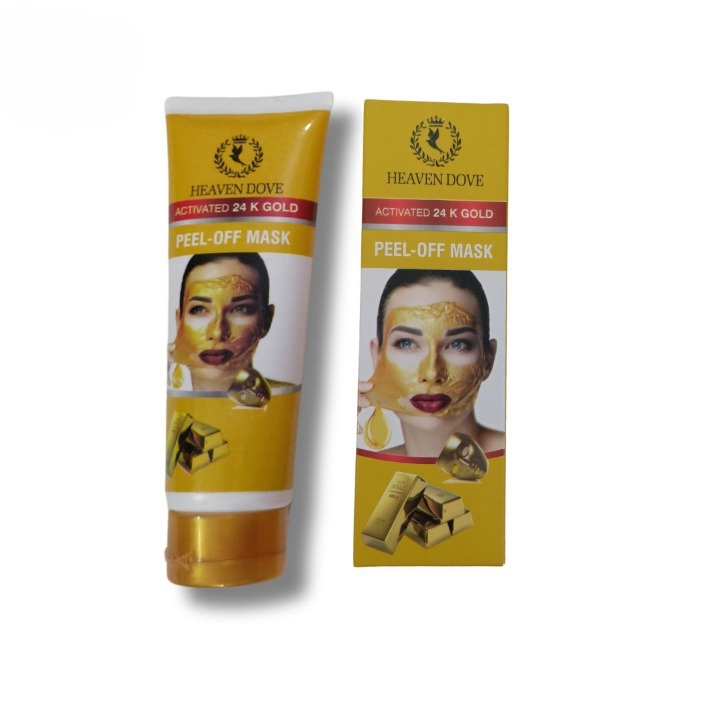 Heaven Original Dove 24K Gold Peel Off Mask – Luxurious Anti-Aging &amp; Deep Cleansing Skincare - 100 ml