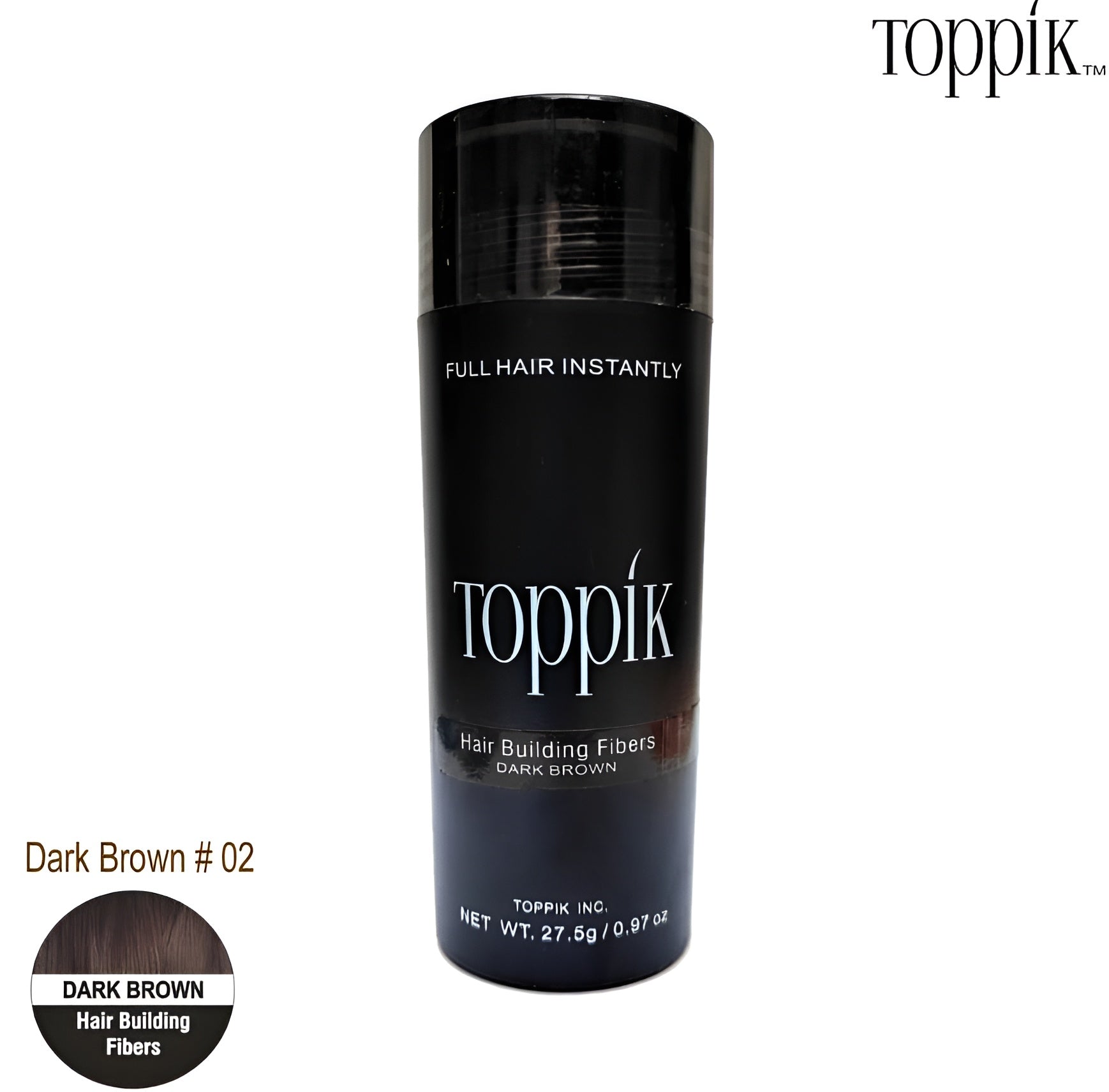Toppik Hair Building Fiber (27.5g) + Hold Spray + Spray Applicator + Hairline Optimizer Comb