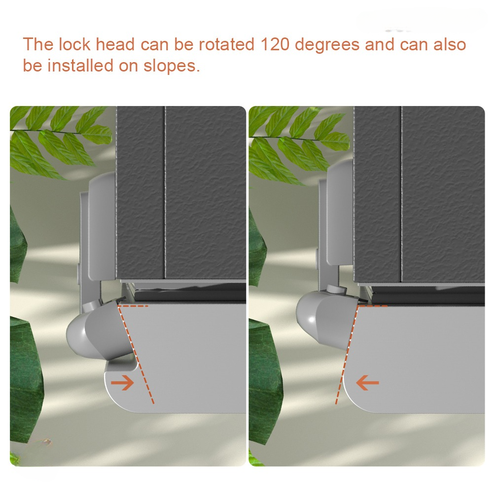 Child Safety Fridge Lock , Baby Safety Refrigerator Freezer Door Lock, No Tools Need or Drill (Grey) - 1 PC