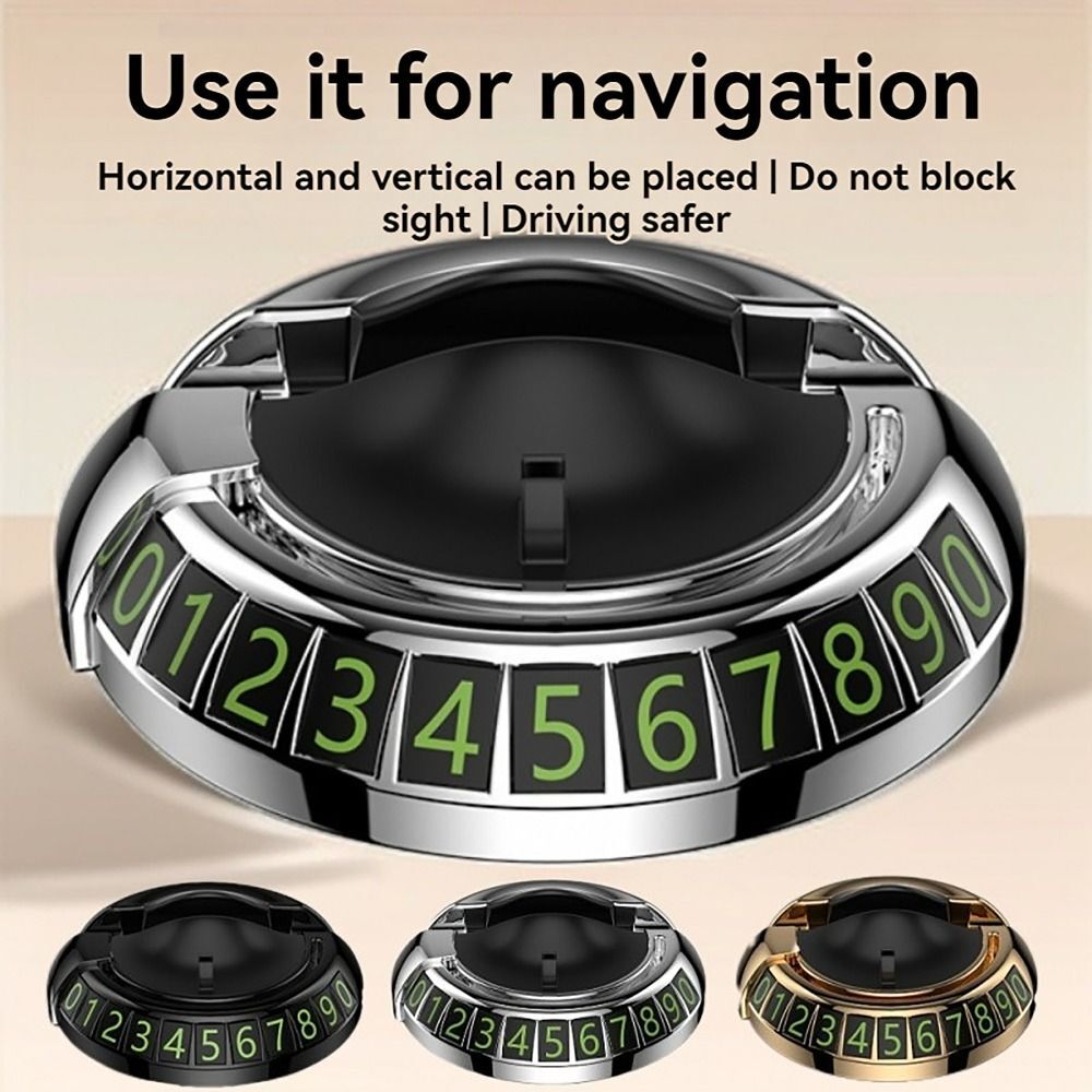 2 in 1 Dashboard Car Phone Holder with Navigation Bracket - 360° Rotation Phone Bracket For Car Use - Random Color