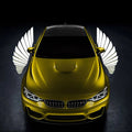 2 Pc Universal Car Rearview Mirror Side LED Angel Wing Light Dynamic Projection Lamp