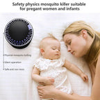 Mosquito Trap with Killer Lamp | Eco Friendly Chemical Free USB Connected UV LED Light Fly Bug Di-Speller with Suction Fan Repellent Lamp (Random color)