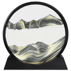 3d Moving Sandscapes Frame |  Moving Sand Lamp frame ( Random Color )7inch