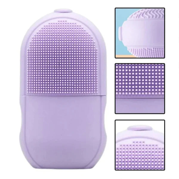 Ice Roller Facial Massage | Silicone Cleansing Ice Lattice | Ice Cube Roller With Scrub –(WITHBOX ) Random Color