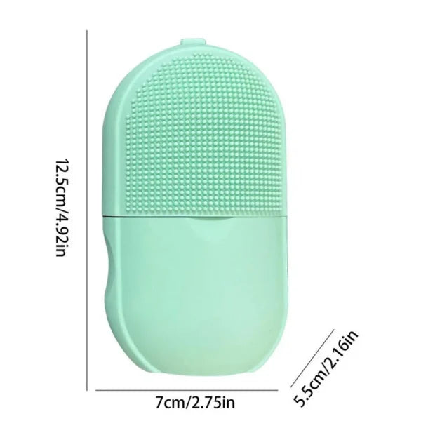 Ice Roller Facial Massage | Silicone Cleansing Ice Lattice | Ice Cube Roller With Scrub –(WITHBOX ) Random Color