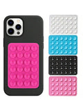 Mobile Phone Silicone Suction Cup Square Mobile Phone Single-Sided Case Anti-Slip Holder Mount Suction (random color)