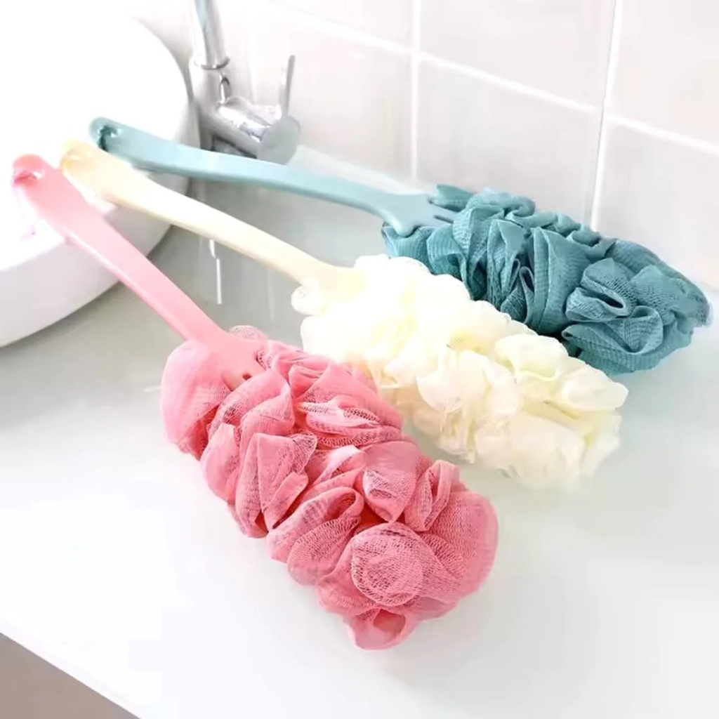 Royal's Loofah Sponge – Long Handle Shower Brush for Skin Exfoliating, Loofah on a Stick for Men & Women