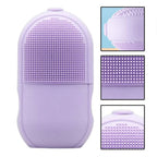 Silicone Cleansing Ice Lattice | Ice Roller Facial Massage | Ice Cube Roller with Scrub - Random color