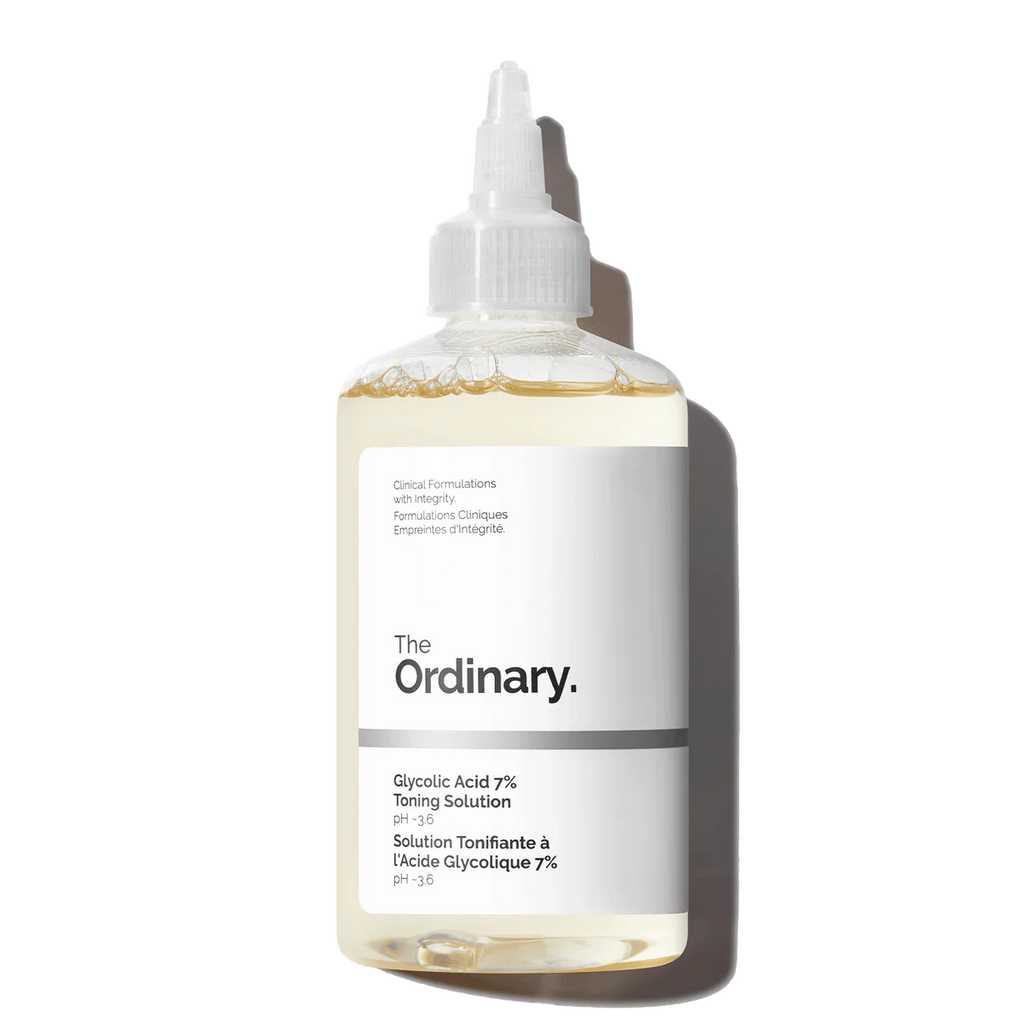 The Ordinary Glycolic Acid 7% Toning Solution – Exfoliating Face Toner for Radiant Skin, Removes Dead Skin Cells, Brightens &amp; Smoothens, 240ml
