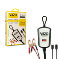 V4000 Dual Cable Clip Charger | Best Quality Type C Charger - 18W Charger - Vizo Charger | DC Clip Charger with Micro &amp; Type-C Cable - 3.5 A