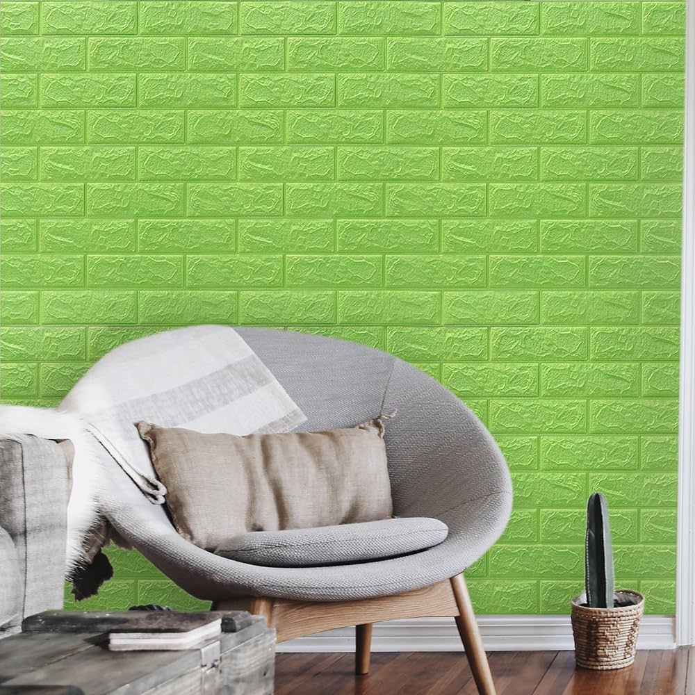 1 PC 2MM 3D Wall Panels-Peel and Stick Foam-3D Brick Wallpaper-Self-Adhesive Wallpaper for Interior Wall Decor